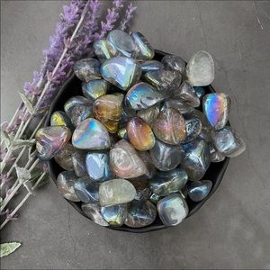 Tumbled Rare Rainbow Aura Quartz Stone